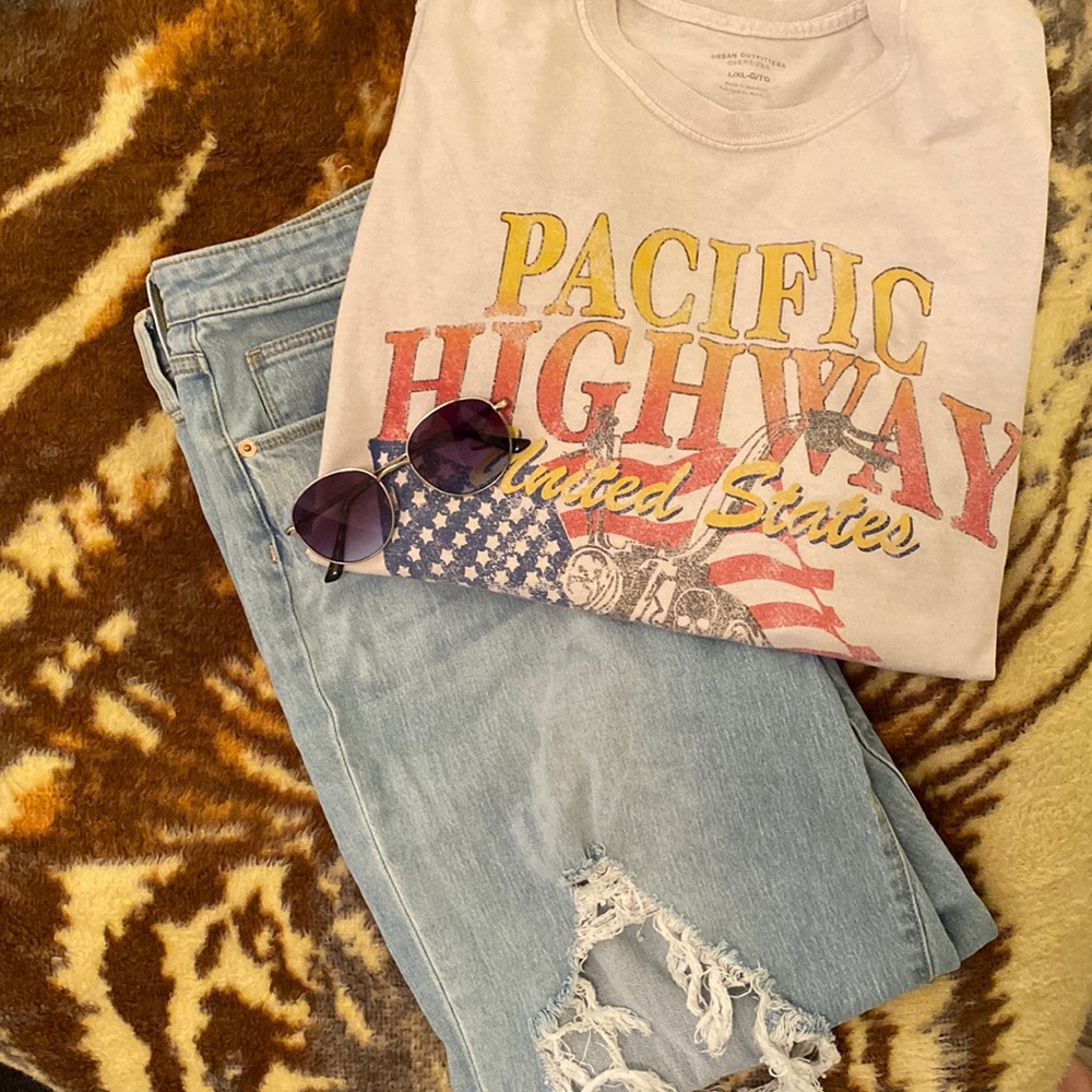 Oversized Vintage Motorcycle Tee